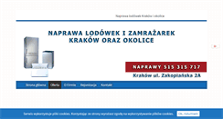 Desktop Screenshot of naprawalodowekkrakow.pl