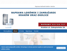 Tablet Screenshot of naprawalodowekkrakow.pl